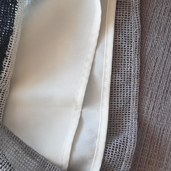 BCBGeneration Black, Ivory, Gray Sequin Shorts - Picture 6 of 6